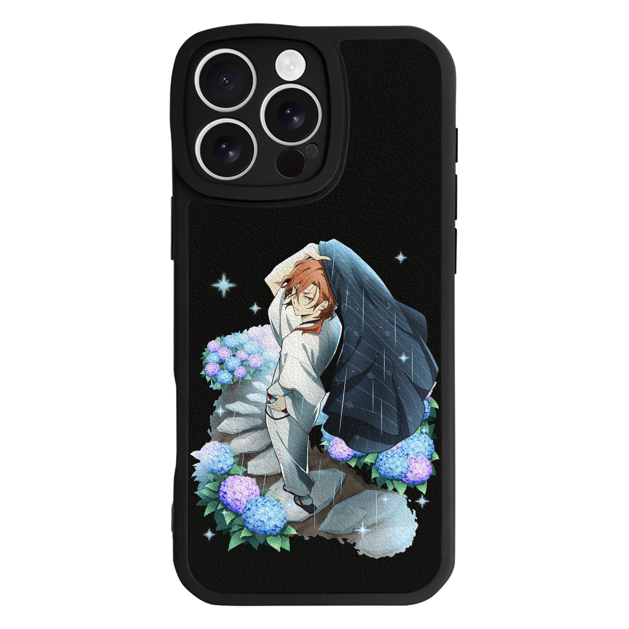 （画像用） 文豪ストレイドッグス Bungo Stray Dogs 【iPhone 16シリーズ対応】シリコンスマホケース（レザー調） 材質：シリコン